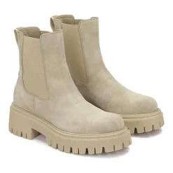 Kazar Chelsea Boots*Chelsea Slip-on Støvler med Trefoil Sole Beige