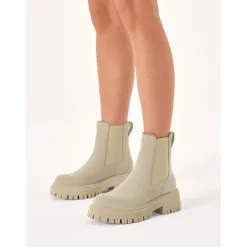 Kazar Chelsea Boots*Chelsea Slip-on Støvler med Trefoil Sole Beige