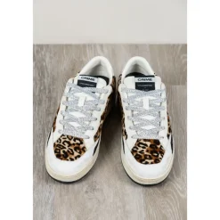 Crime London Sneakers*Chelsea Snow Leopard Multifarvet