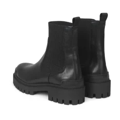 Angulus Chelsea Boots*Chunky Chelsea Boot i Læder Sort