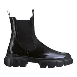 Högl Chelsea Boots*Chunky Chelsea støvler med profil sål Sort