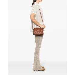 Dragon Diffusion Skuldertasker*Chunky Fellini Håndvævet Crossbody Taske Brun