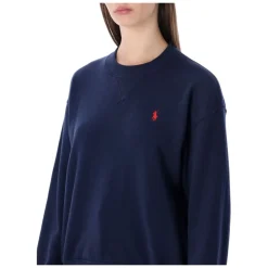 Polo Ralph Lauren Sweatshirts*Classic Crew Neck Fleece Blå