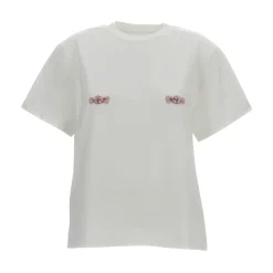 DES PHEMMES T-Shirts*Classic Crew Neck T-Shirt Hvid