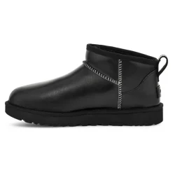 UGG Støvler*Classic Ultra Mini Leather Regenerate Støvler Black Sort