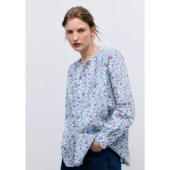 The New Society Bluser & Skjorter*Cloe Shirt Blå