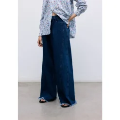 The New Society Bluser & Skjorter*Cloe Shirt Blå