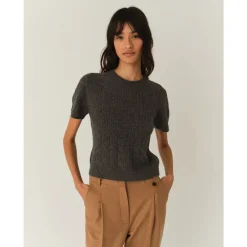 The Garment Striktrøjer & Sweatere*Como Top Grå