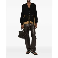 UMA WANG Striktrøjer & Sweatere*Cotton and Silk Cardigan Sort