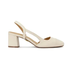 Kazar Pumps|Stiletter*Creme pumps med udskåret overdel Beige