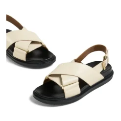 Marni Sandaler*Crisscross Sandal Beige