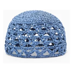 Emporio Armani Huer & Kasketter*Crochet Cap Blå