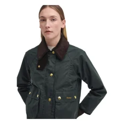 Barbour Jakker*Cropped Beadnell Waxed Jacket Grøn