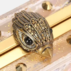 Kurt Geiger Clutch*Crystal Quilt Box Clutch Multifarvet