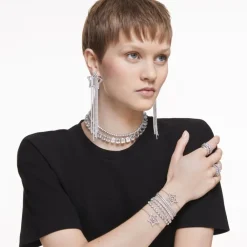 Swarovski Smykker*Dame Tennisarmbånd Hvid IMBER 1808960 Grå