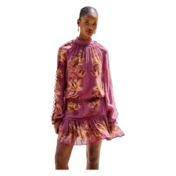 FARM Rio Kjoler*Delicate Chintz Mini Dress Pink