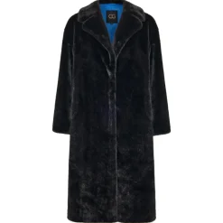 Cesare Gaspari Frakker*Deluxe Lang Rygprint Frakke Lovers Sort