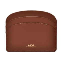 A.P.C. Punge & Kortholder*Demi-Lune Card Holder Brun