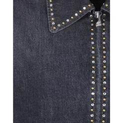 Versace Jakker*Denim Blouson med pynt Sort