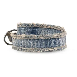 Diesel Bælter*Denim Bælte B-1DR STRASS Blå