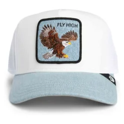 Goorin Bros Huer & Kasketter*Denim Fly High Trucker Cap Hvid