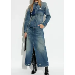 MISBHV Nederdele*Denim nederdel Blå