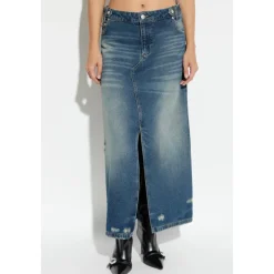 MISBHV Nederdele*Denim nederdel Blå