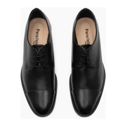 PARALLELE Snøresko*Derby i kalveskind Sort