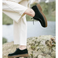 Maison Toufet Snøresko*Derby Roberta Sort