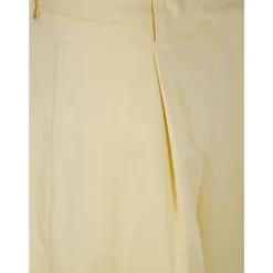 TheLatest Bukser*Deva Gabardine Bukser Gul