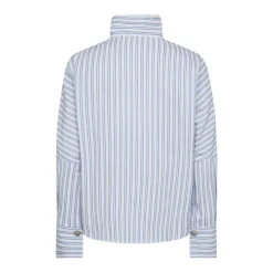 Co'Couture Bluser & Skjorter*DevinCC AsymCC Button Blouse Blå