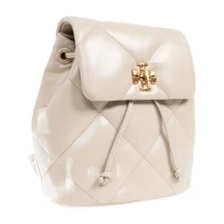 Tory Burch Rygsække*Diamond Quilt Mini Backpack Hvid