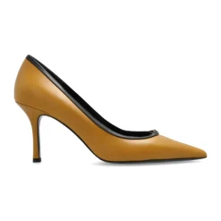 Tory Burch Pumps|Stiletter*Dobbelt T Logo Pumps Brun