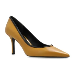 Tory Burch Pumps|Stiletter*Dobbelt T Logo Pumps Brun