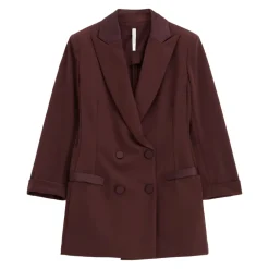 Imperial Jakker*Dobbeltbrystet Jakke 3/4 Ærme Lilla