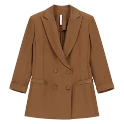 Imperial Jakker*Dobbeltknappet jakke 3/4 ærme Brun