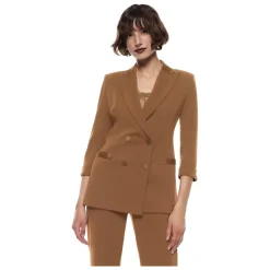Imperial Jakker*Dobbeltknappet jakke 3/4 ærme Brun