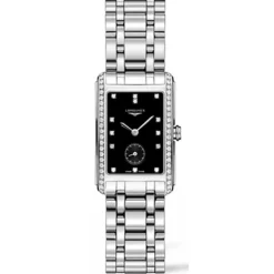 LONGINES Ure*Dolcevita Kvartsur 23x37 mm Sort