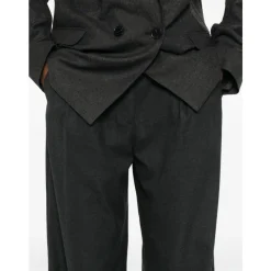 Dunst Bukser*Double Pleated Slacks Grå