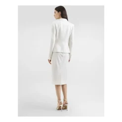 Dolce & Gabbana Jakker*Double-breasted Twill Jakke Hvid