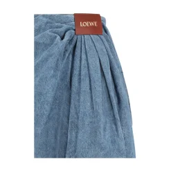 Loewe Jeans*Draperede Jeans Blå