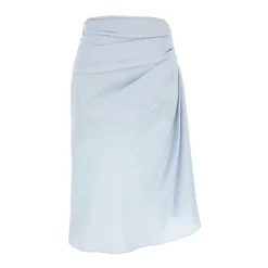 Givenchy Nederdele*Draperet nederdel i Monogram 72 Jacquard Blå