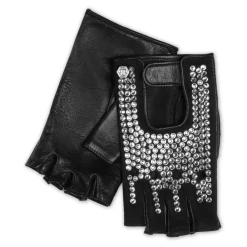 Philipp Plein Handsker*Driver Gloves Studs Sort