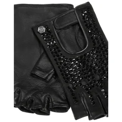 Philipp Plein Handsker*Driver Gloves with Crystals Sort