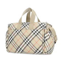 Burberry Rejsetasker*Duffel Bag med ternet mønster Beige