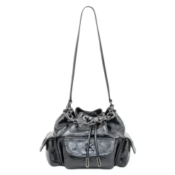 Off White Skuldertasker*Dumbo Bucket Bag Sort