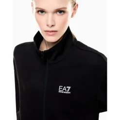 Emporio Armani EA7 Striktrøjer & Sweatere*Dynamic Athlete Zip Sweatshirt Sort