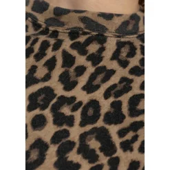 Anine Bing T-Shirts*Dyr Effekt T-shirt Brun