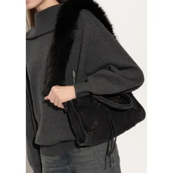 Balenciaga Tilbehør Til Tasker*Dyrestrop i pelsfrit materiale Sort