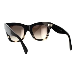 CELINE Solbriller*Elegant Cat-Eye Solbriller Brun Sort